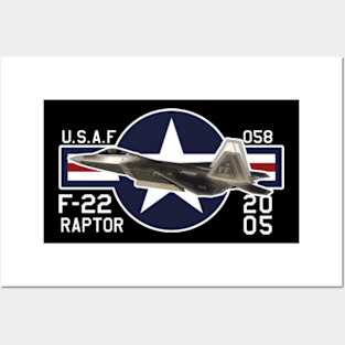 Aircraft F 22 Raptor Posters and Art